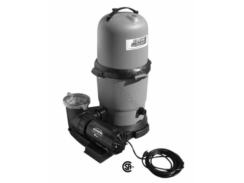 150sqf clearwater ii deluxe cart sys
