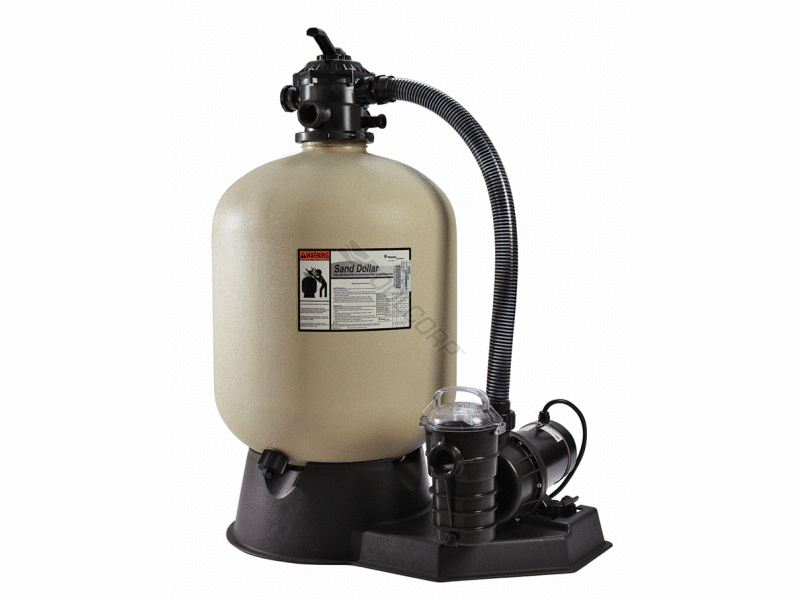 22 1.5hp sand sys w/ twl cord & 6 hk