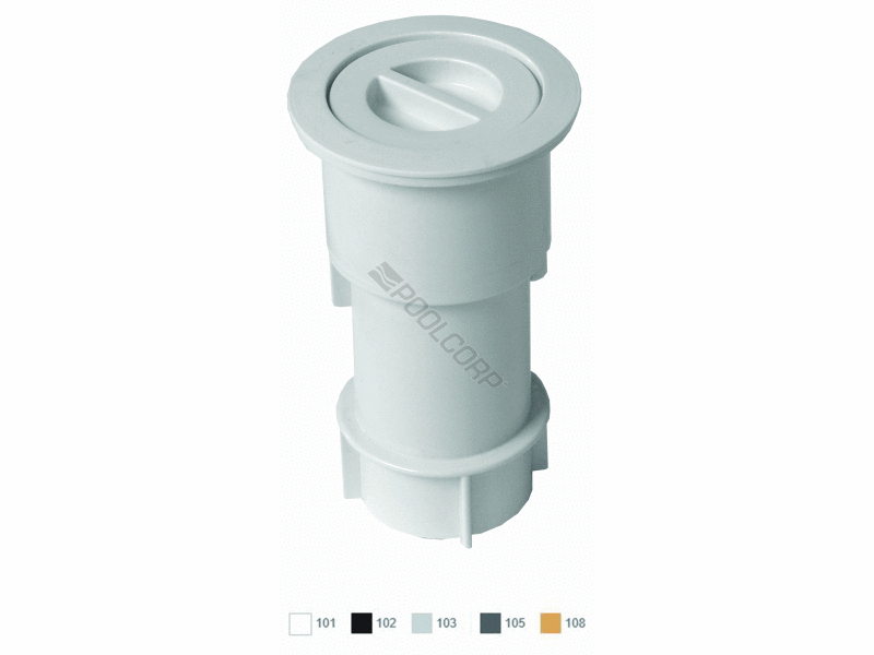 5 white volleyball pole holder assy