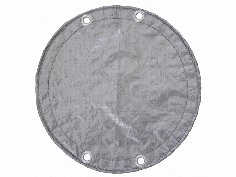 cover round 24 silver/black