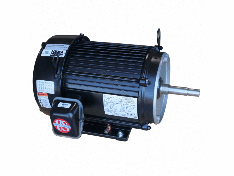 7.5hp 208-230/460v 3ph tefc eq series motor