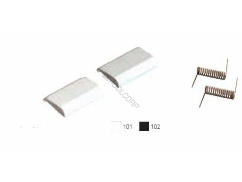 flap kit w/springs white