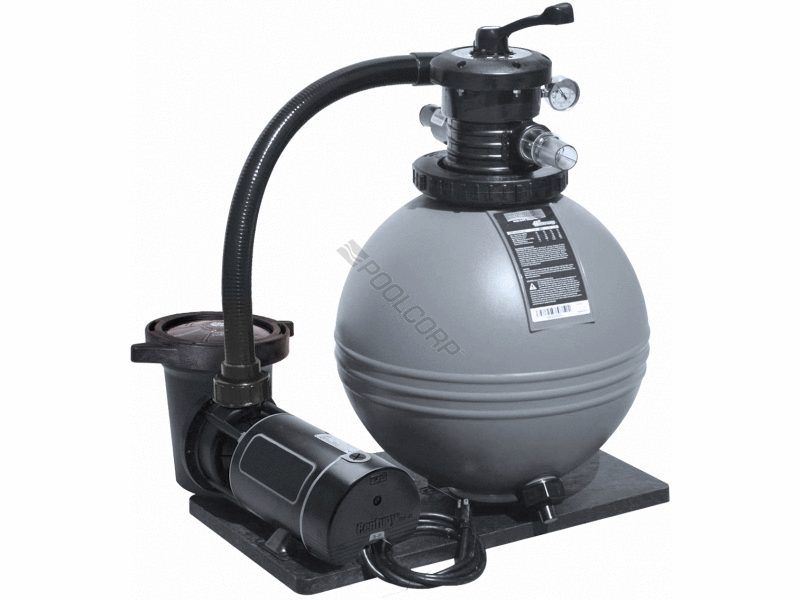 19 1hp 115v gry twm sand system w/ 3 nema