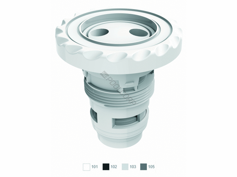 ltgry aquathunder spa jet barrel therapeutic spinner