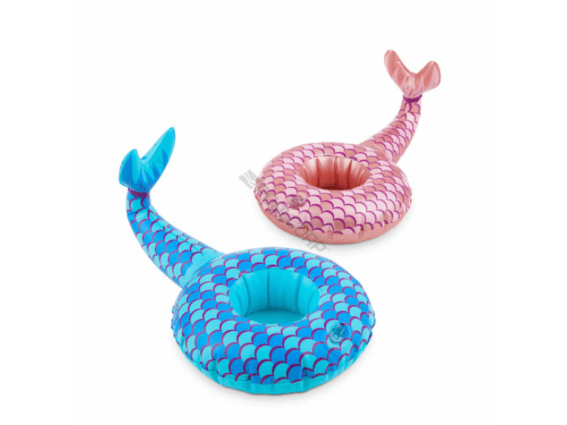 24/cs 2pk mermaid tails beverage boat