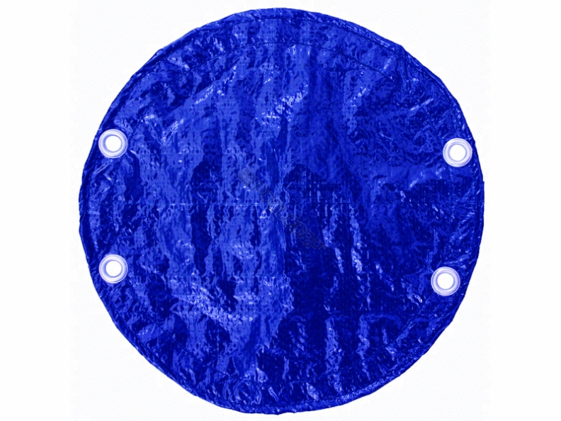 oval 16x26 blue/blk w/4 overlap winter cover