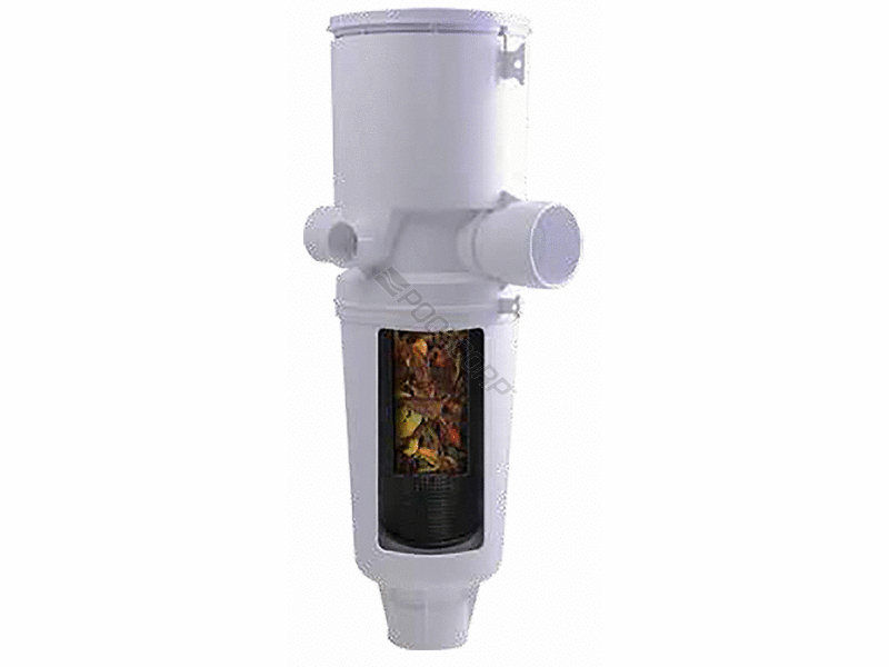 ddc2 deck side debris canister w/ white lid