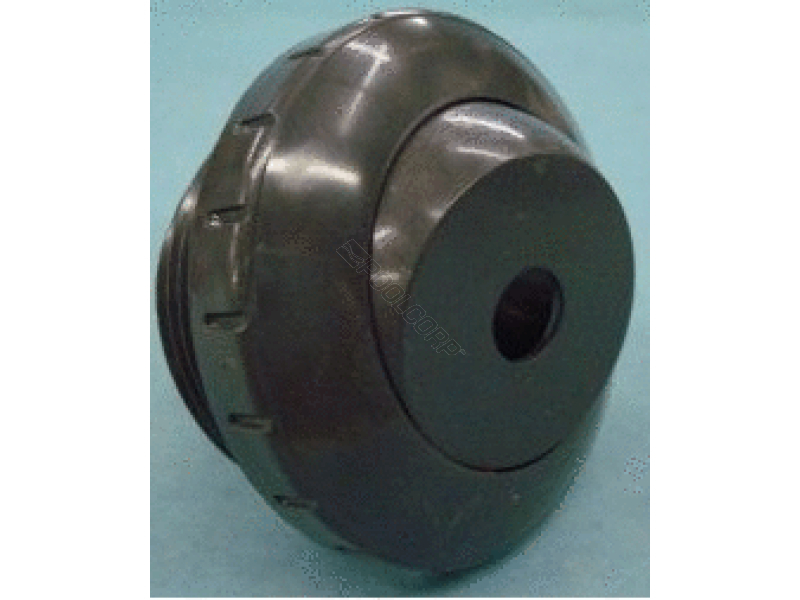 3/8x1.5mpt dark gry eyeball fitting