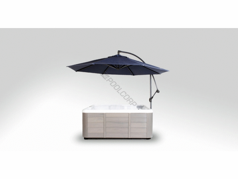 blue cover valet spa side umbrella