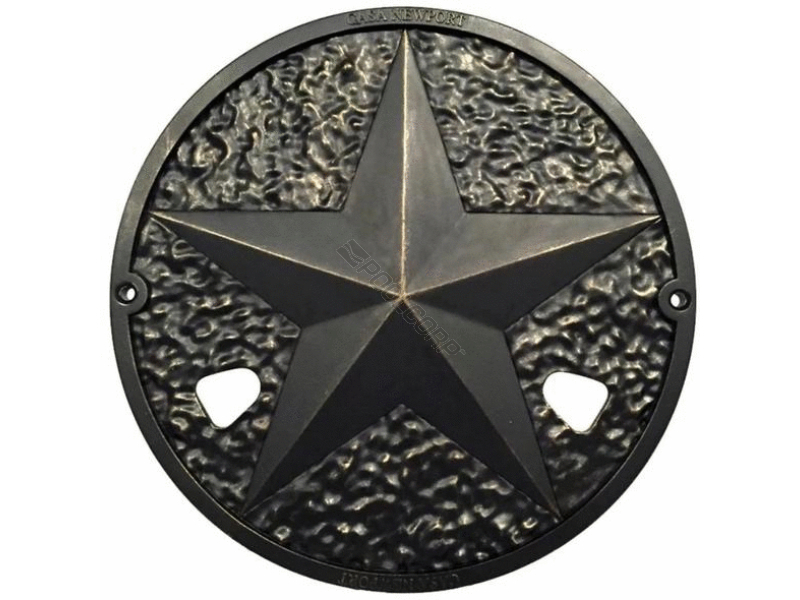 hay/ swq bronze plastic texas star skimmer lid