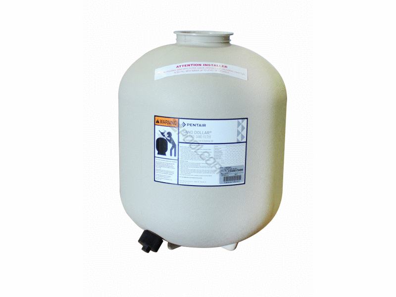 almond sand dollar sd40 tank w/ drain
