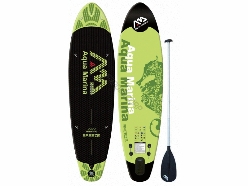 breeze inflatable stand-up paddle board w/ pump