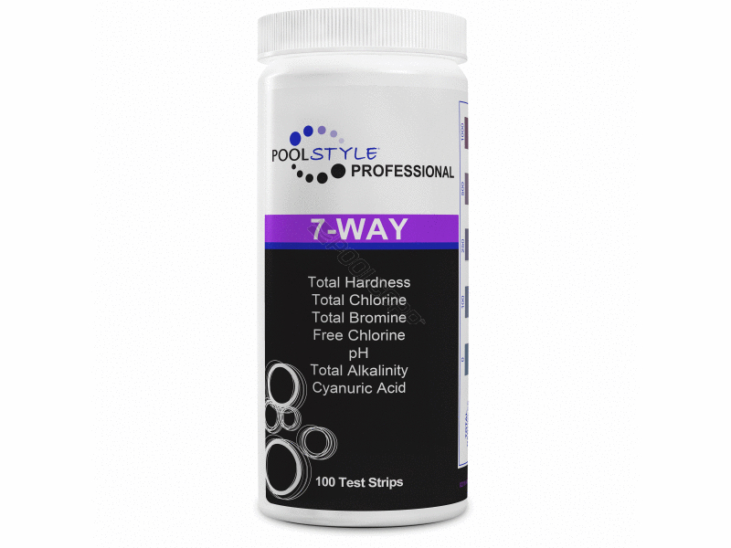 6/cs 100ct pro series 7-way test strip