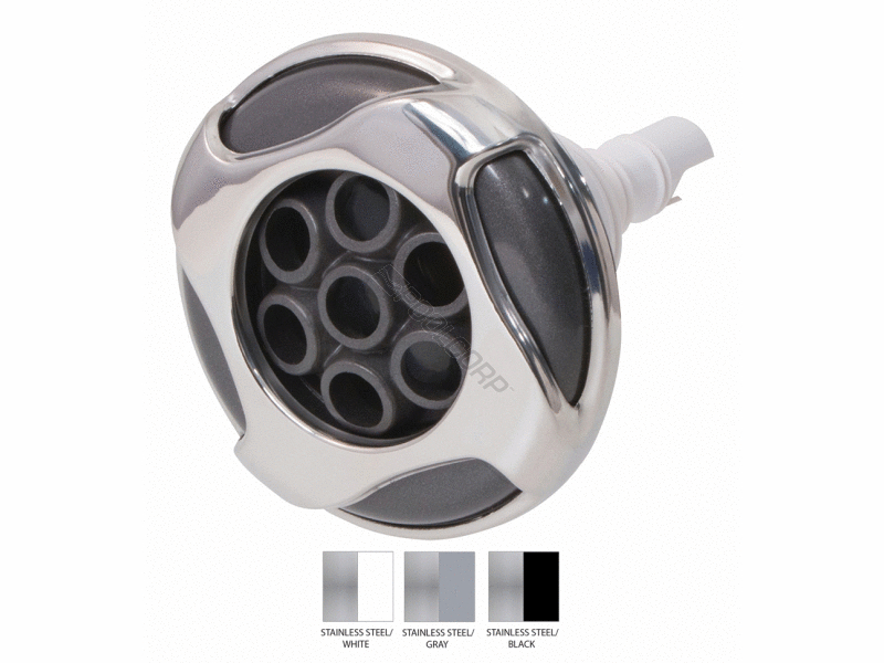 white/ss massage reverse swirl poly storm int
