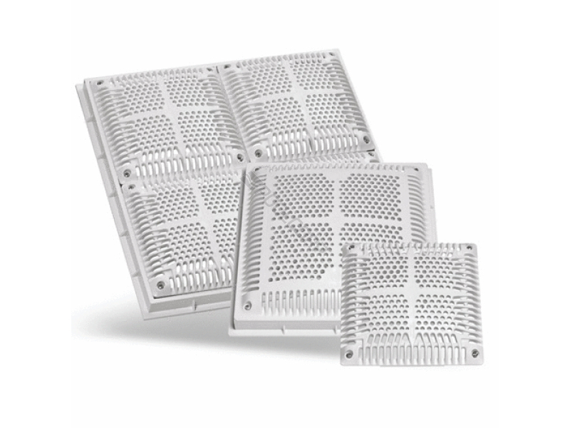 9x9 white low vel cover & inner frame
