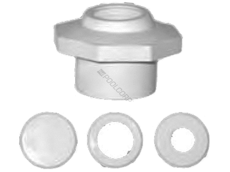 blk 1.5 slip inlet w/ snap-in