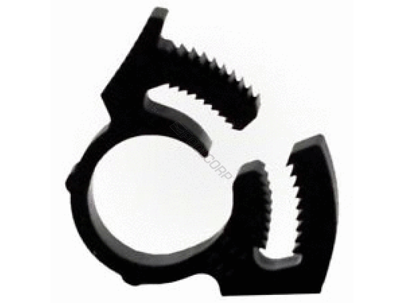.25id black tubing squeeze clamp