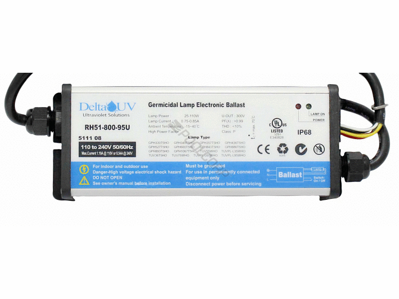 120/230v e/ es 20/ 40cd universal ballast