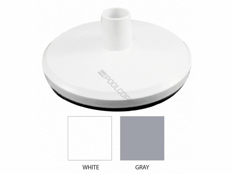 white ig skimmer vacuum plate w/ gasket