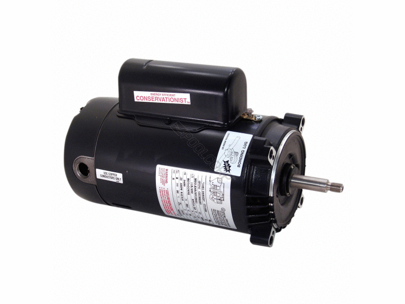 1.5hp 230v 2sp ee 56j odp threaded motor