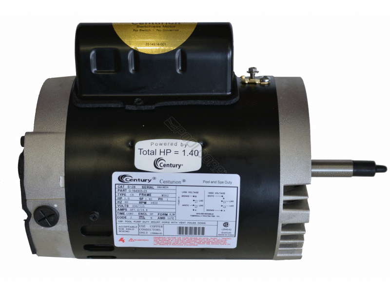1hp 115/230v 56j odp threaded motor