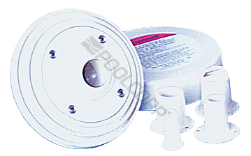 1.25s dark gry wall inlet fitting
