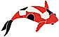 6x10 koi fish red right