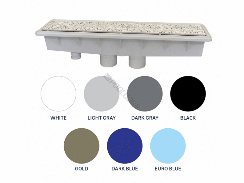 lt gry pebble top avsc dual suction channel drain