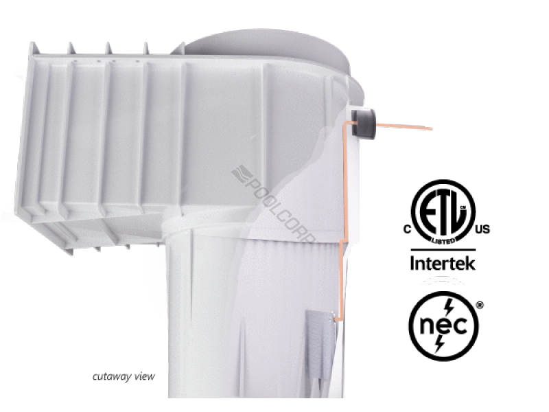 white ig vl pool defender water bond skimmer