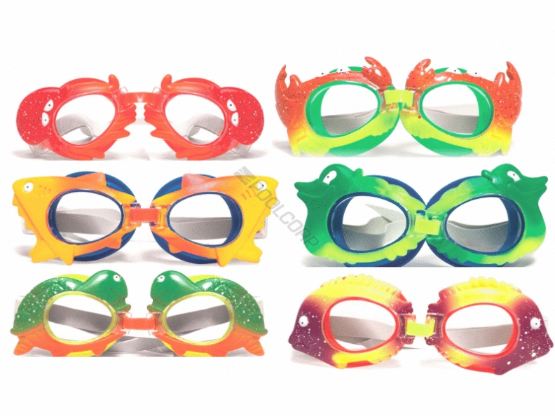 36/cs asst animal frame child goggles