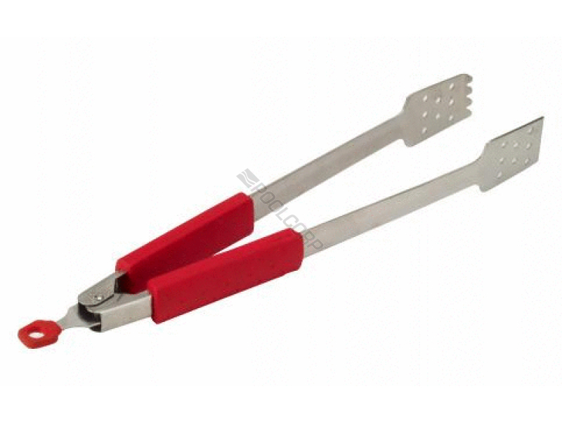 stainless steel soft grip handle locking tongs