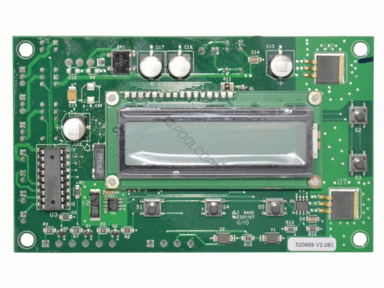 suntouch pool/spa circuit board