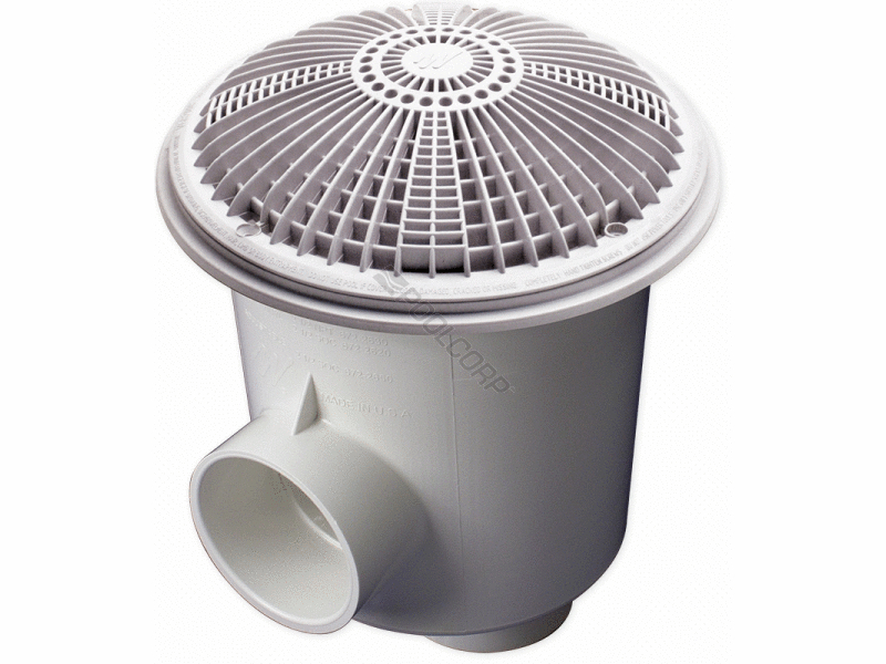 2.5s 8 concrete sump w/ 8 white av cover