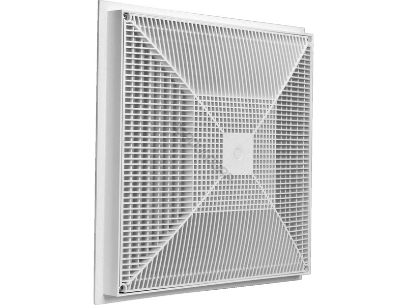 18x18 white domed drain cover