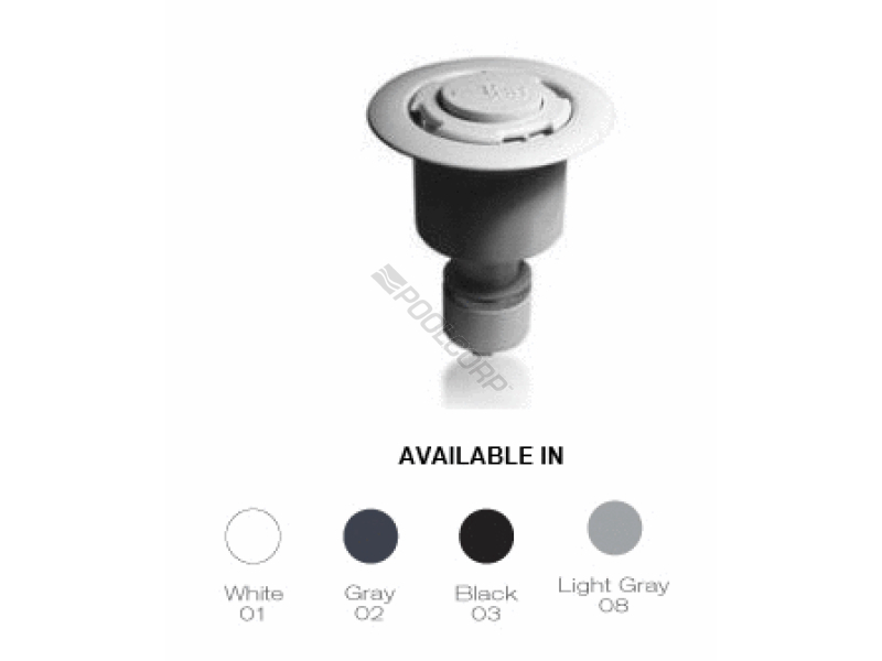 light gry pool valet retro sgl head kit
