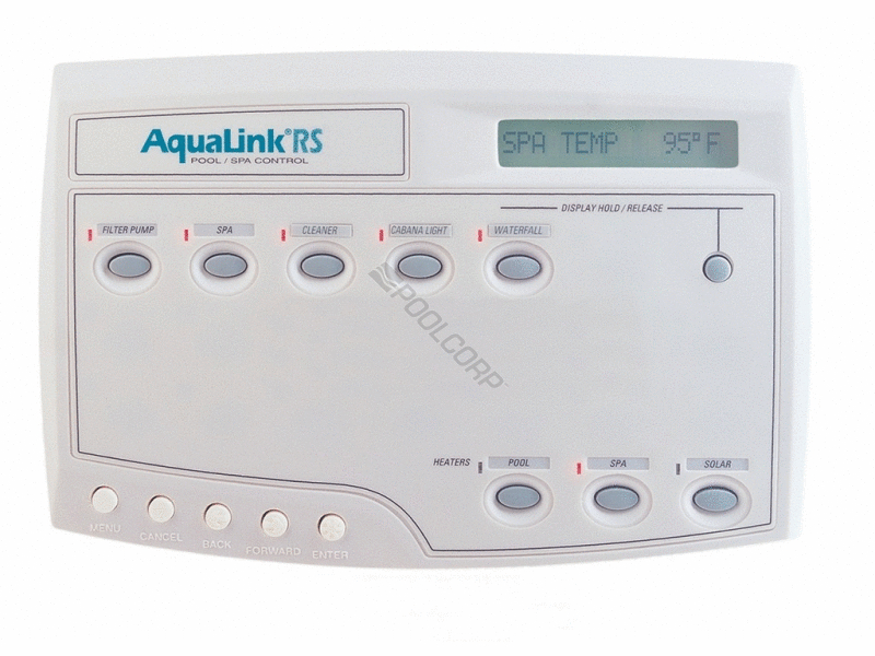 aqualink rs4 p&s combo indoor control panel