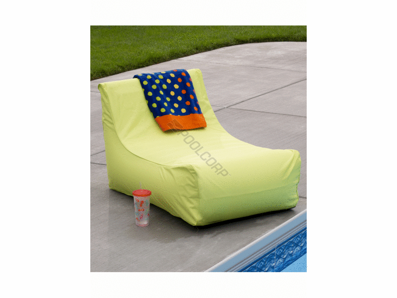 lime aruba inflatable lounge chair