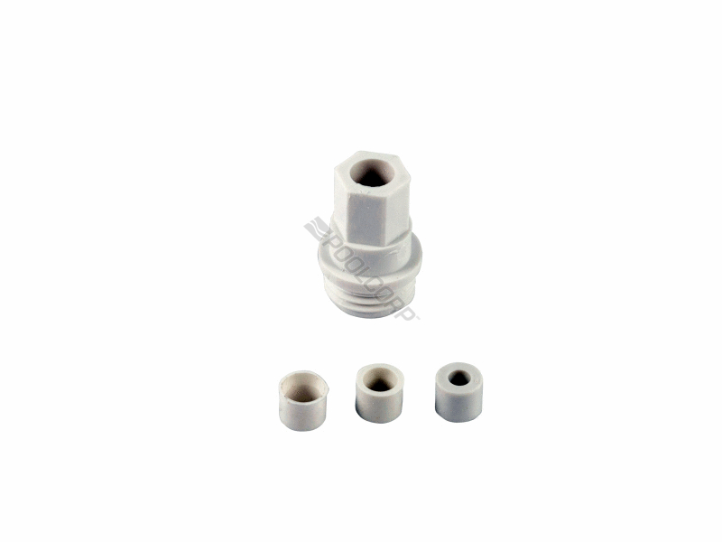 threaded nozzle w/orifice