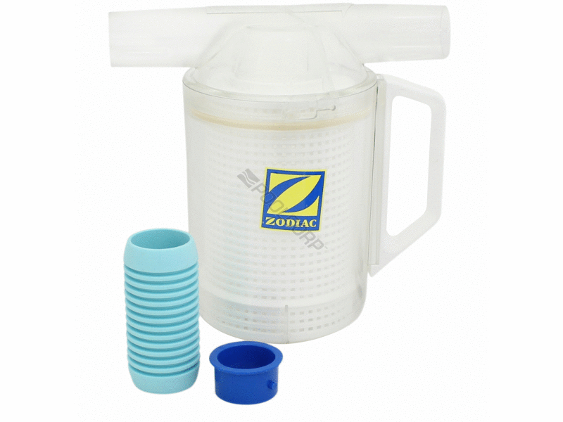 inline leaf canister w/ hose