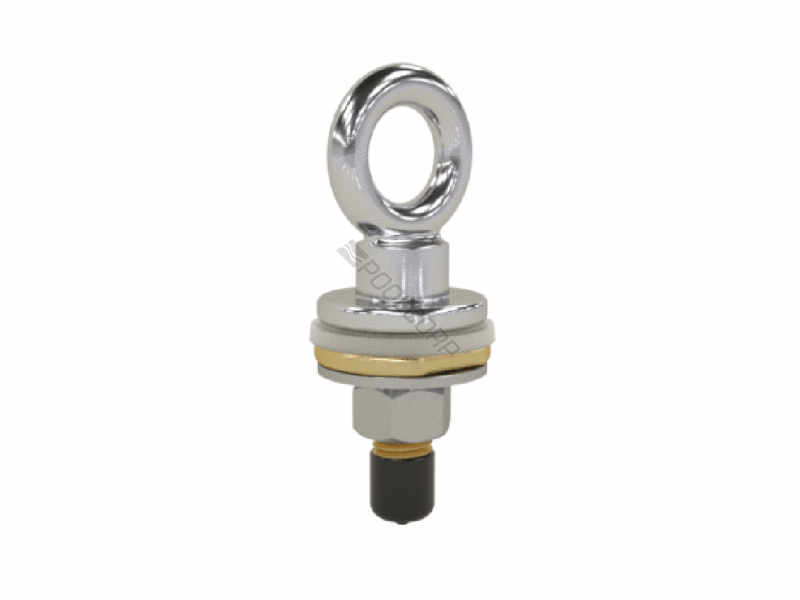 chrome plated brass removable vinyl liner eye