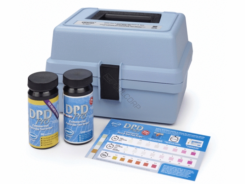 6/cs dpd pro test strip w/ carrying case