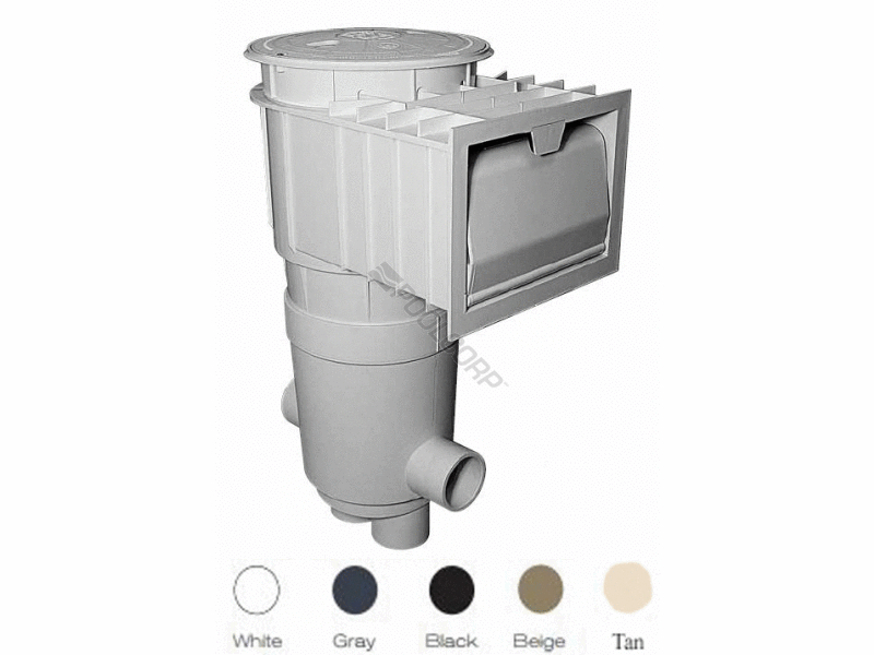 2skt gry gunite ig skim w/ deep basket