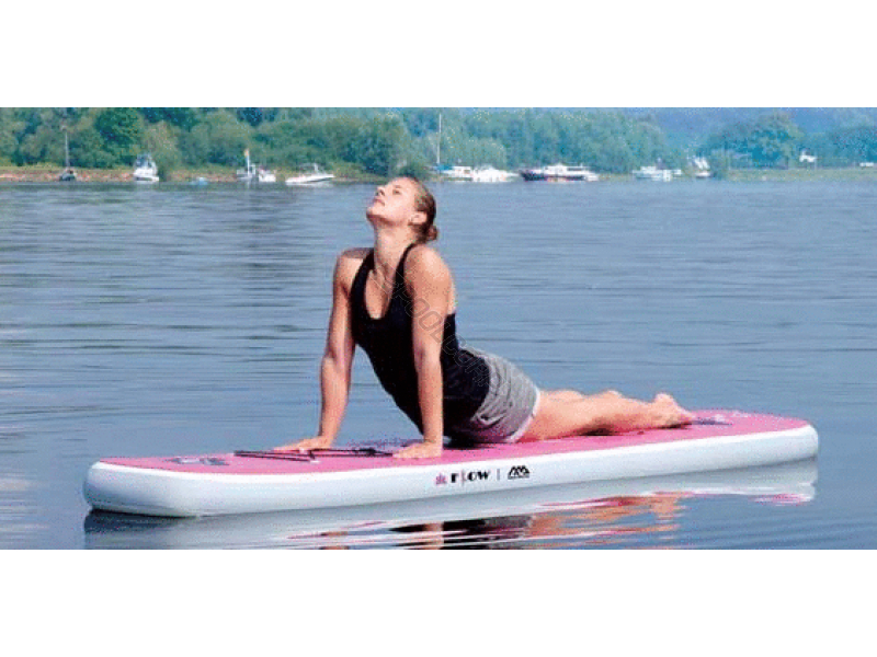 flow yoga inflate stand-up paddle board w/ pump