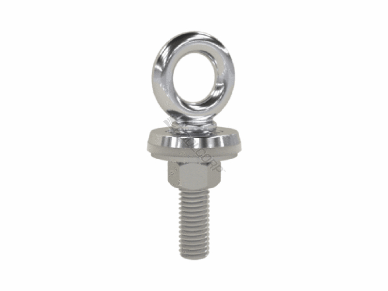 7/8 chrome plated brass standard rope eye
