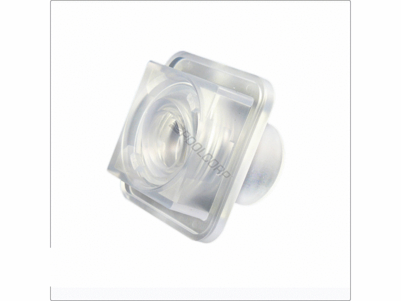 square clear flush mount return fitting