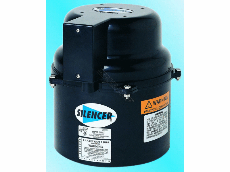 1.5hp 120v silencer air blower
