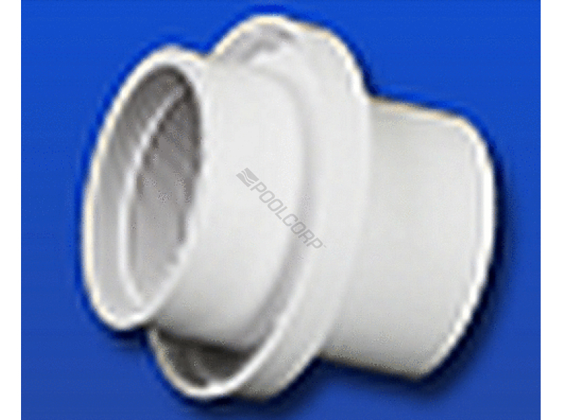 w/water barrier thrd wall fitting 1.5 wht