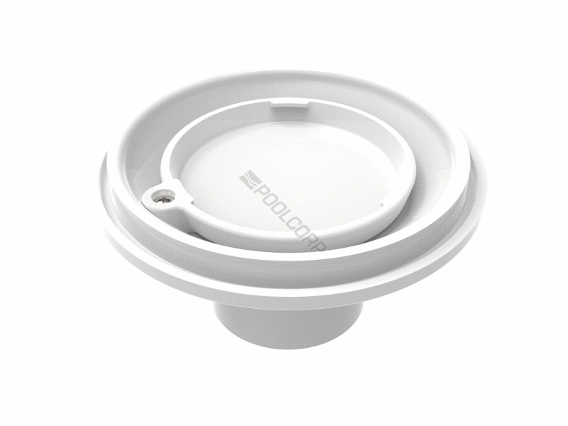 12/cs 2s white adj pebble top floor inlet