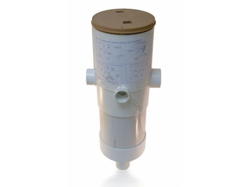 deck side debris canister w/ beige lid