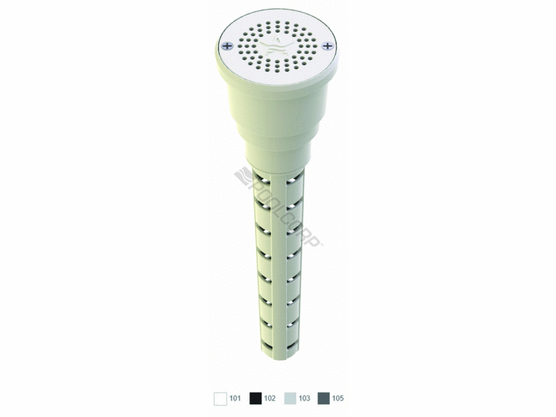 white hydrostatic valve assy
